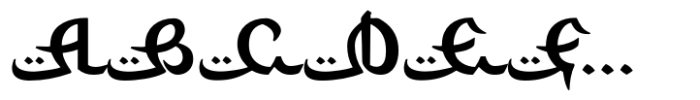 Billah Arabic Style Font UPPERCASE