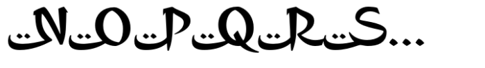Billah Arabic Style Font UPPERCASE