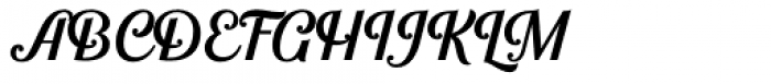 Billgista Regular Font UPPERCASE
