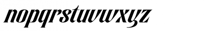 Billguva Regular Font LOWERCASE