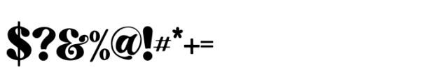 Billion Laughter Regular Font OTHER CHARS