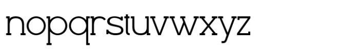 Billionary Thin Font LOWERCASE