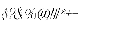 Billotea Font OTHER CHARS