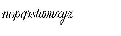 Billotea Font LOWERCASE