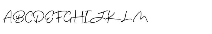 Billson Script Font UPPERCASE
