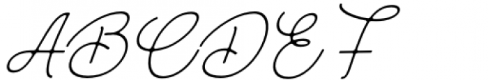 Billstone Signature Regular Font UPPERCASE