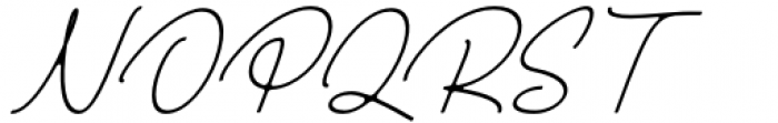 Billstone Signature Regular Font UPPERCASE