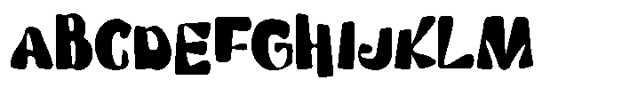 Billy Muffin Font UPPERCASE