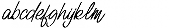 Billy Signature Italic Font LOWERCASE