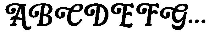 Billyand Font UPPERCASE