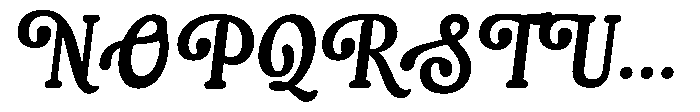 Billyand Font UPPERCASE