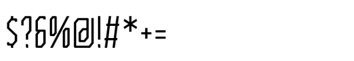 Bilokos Light Compressed Font OTHER CHARS