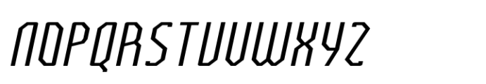 Bilokos Light Expanded Italic Font LOWERCASE