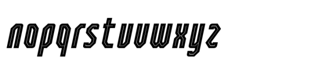 Bilokos Pro Pun Bold Compressed Italic Font LOWERCASE