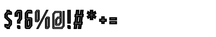 Bilokos Pun Extra Bold Compressed Font OTHER CHARS
