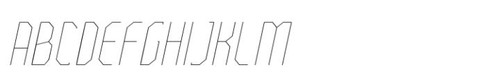 Bilokos Thin Italic Font UPPERCASE
