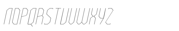 Bilokos Thin Italic Font UPPERCASE