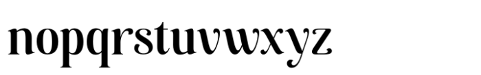 Bilona Medium Font LOWERCASE