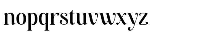 Bilona Regular Font LOWERCASE