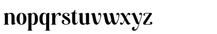 Bilona Semi Bold Font LOWERCASE