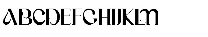 Biluck Font UPPERCASE