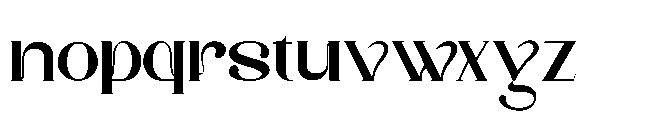 Biluck Font LOWERCASE