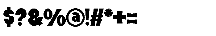 Bimo Toon Font OTHER CHARS