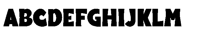 Bimo Toon Font UPPERCASE