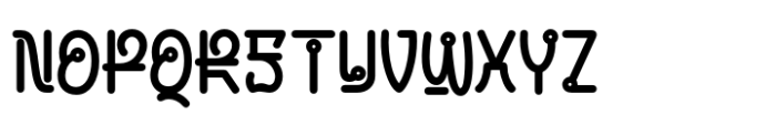 Bimoen Regular Font UPPERCASE
