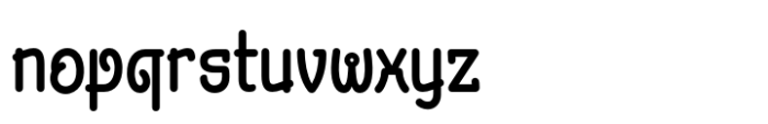 Bimoen Regular Font LOWERCASE