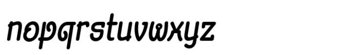 Bimoen Slant Font LOWERCASE