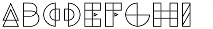 Binary Normal Font UPPERCASE
