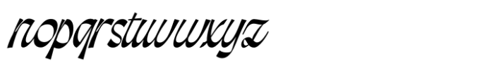 Bindacy Font LOWERCASE