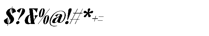 Bingers Italic Font OTHER CHARS
