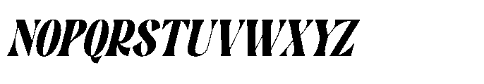 Bingers Italic Font UPPERCASE