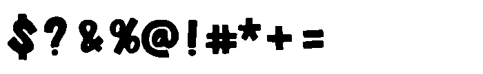 Bingo Action Comic Font OTHER CHARS