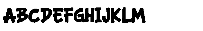 Bingo Action Comic Font UPPERCASE