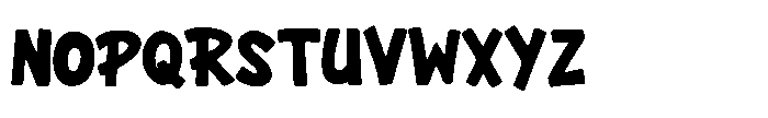 Bingo Action Comic Font UPPERCASE