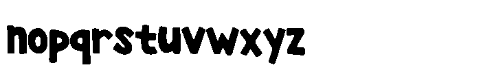 Bingo Action Comic Font LOWERCASE