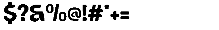 Bingo Mood Regular Font OTHER CHARS