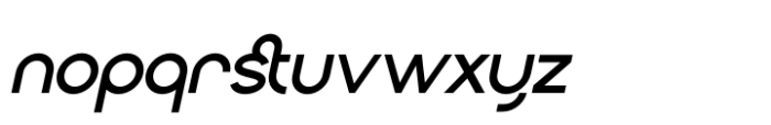 Bingoy Italic Font LOWERCASE