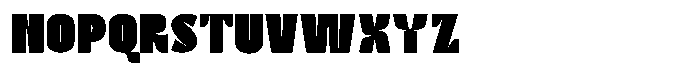Bingro Black Font UPPERCASE