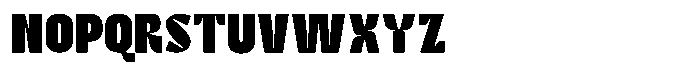 Bingro Extra Bold Font UPPERCASE