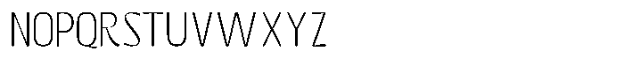 Bingro Extra Light Font UPPERCASE