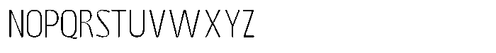 Bingro Extra Light Font LOWERCASE