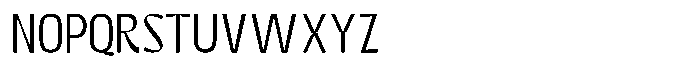 Bingro Light Font UPPERCASE