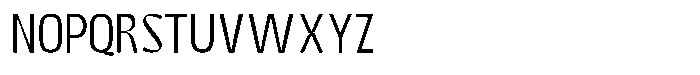 Bingro Light Font LOWERCASE