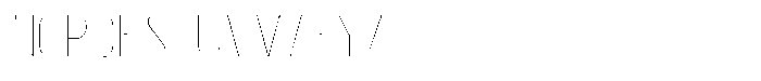 Bingro Thin Font UPPERCASE