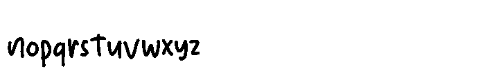 Binky Twist Font LOWERCASE