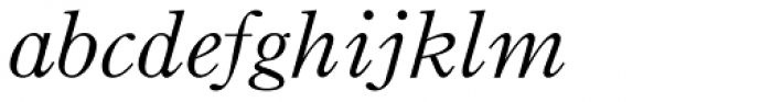 Binny Old Style MT Italic Font LOWERCASE
